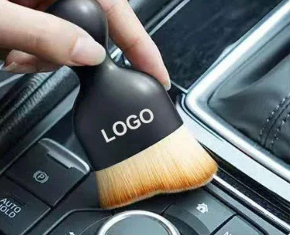 Brosse douce de nettoyage de voiture avec logo
