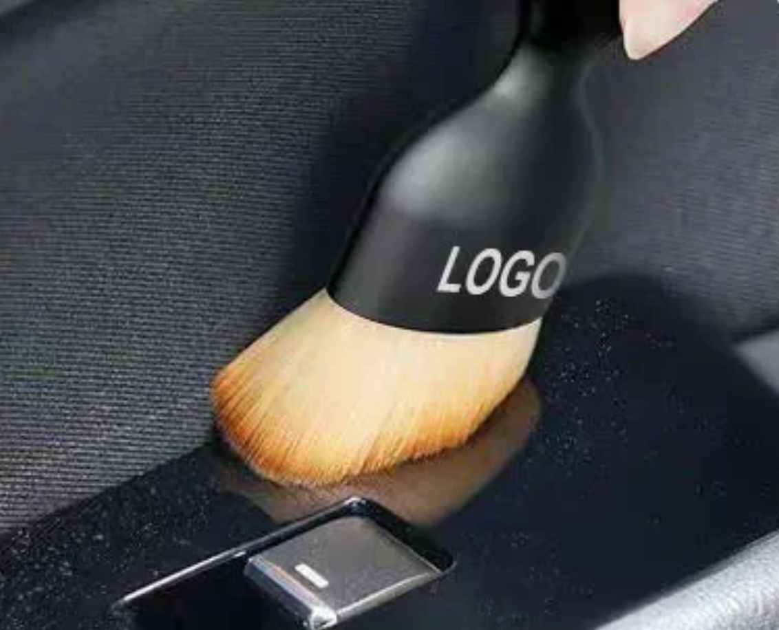 Brosse douce de nettoyage de voiture avec logo