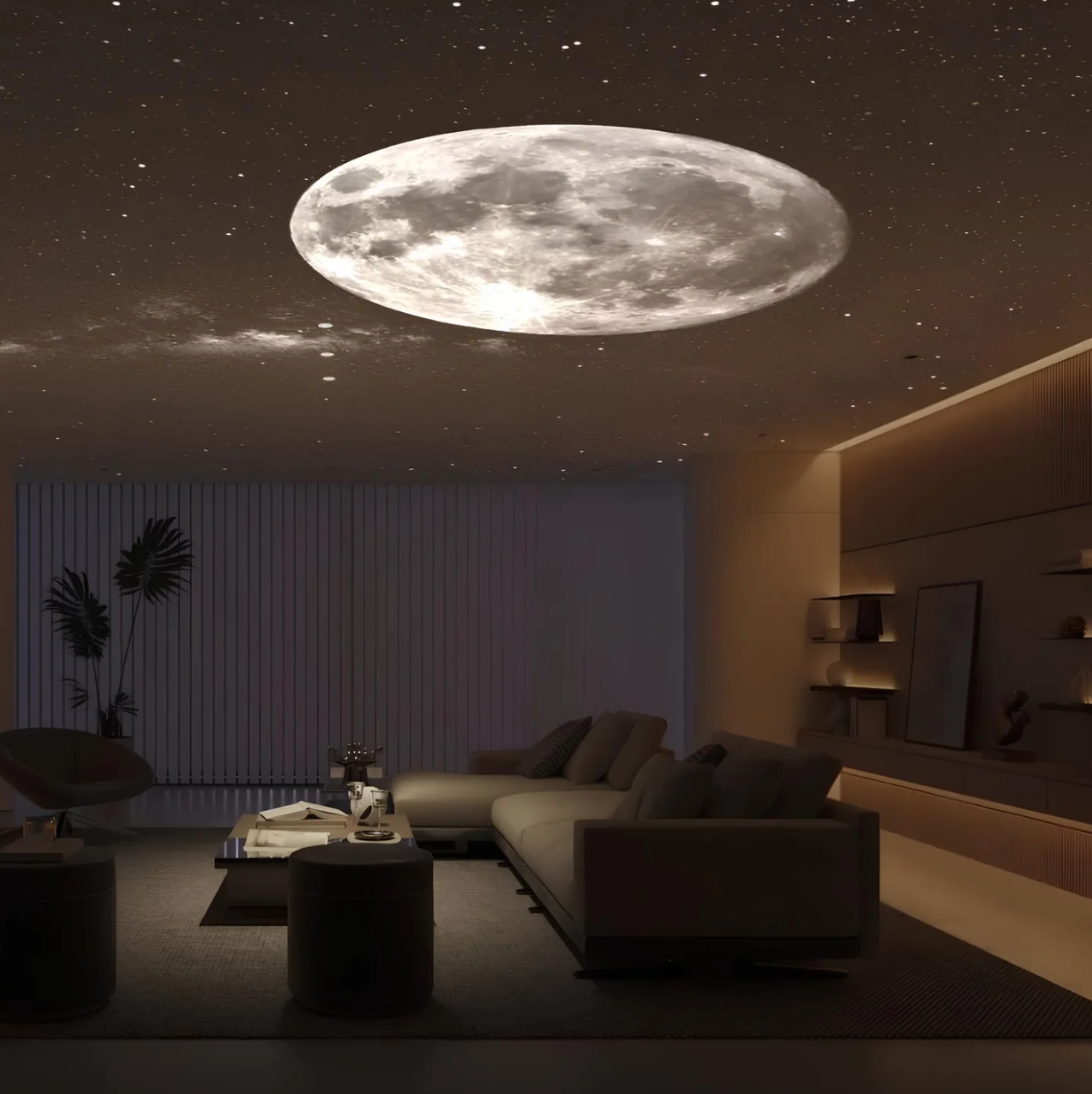 Projecteur lumineux spatial