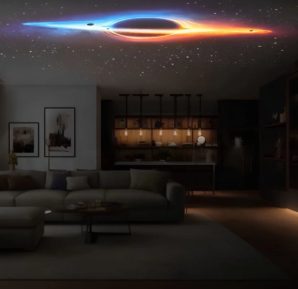 Projecteur lumineux spatial