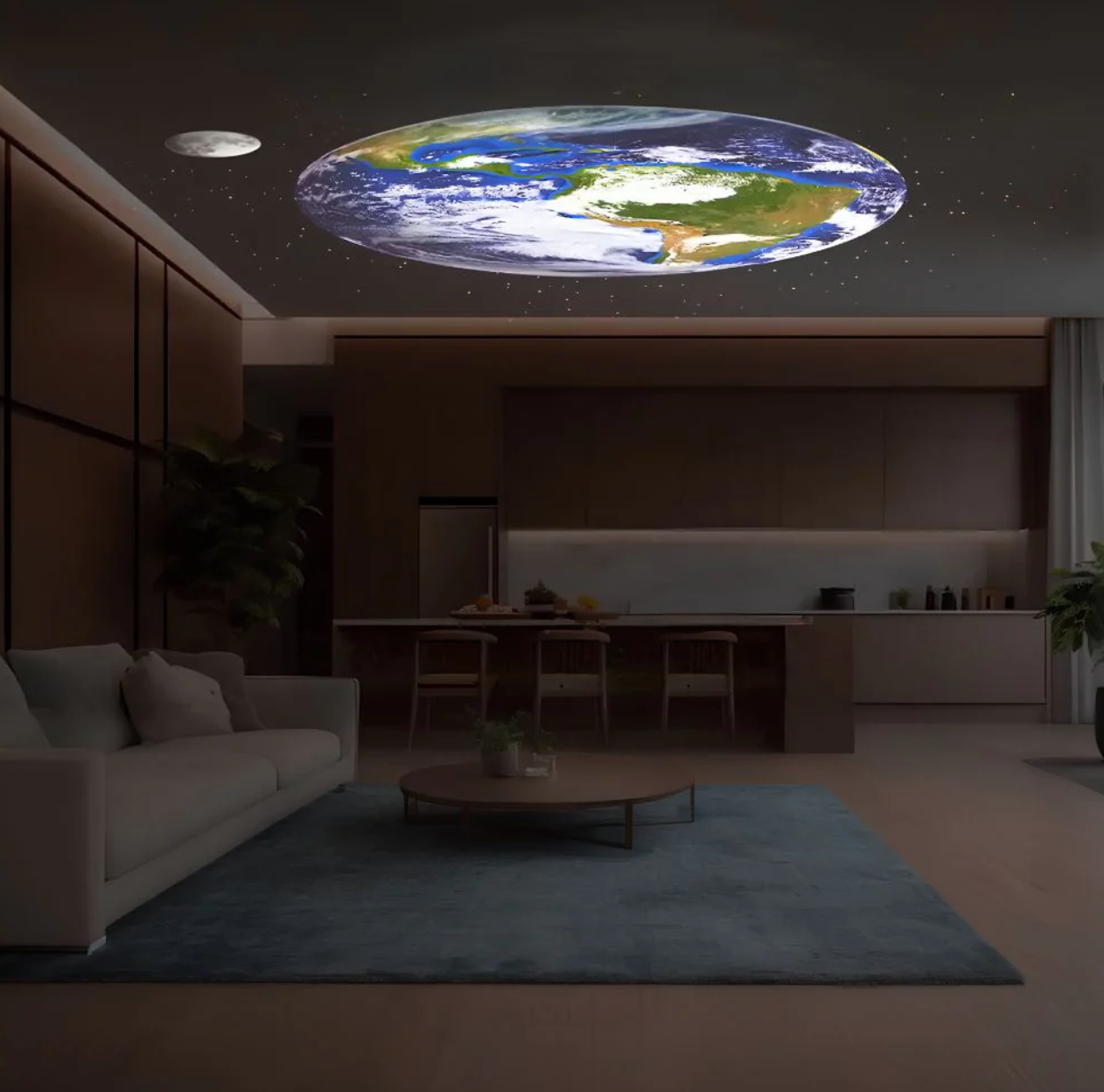 Projecteur lumineux spatial