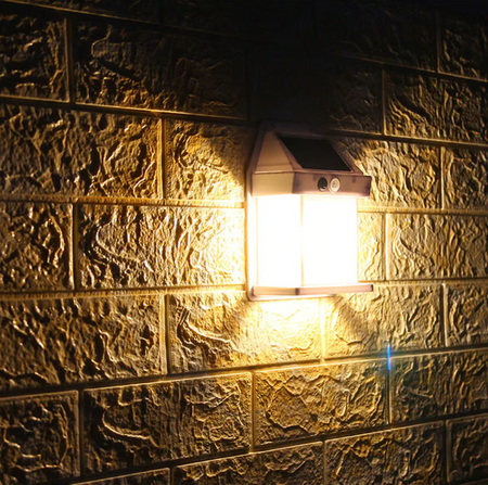Lumière murale solaire en tungstène