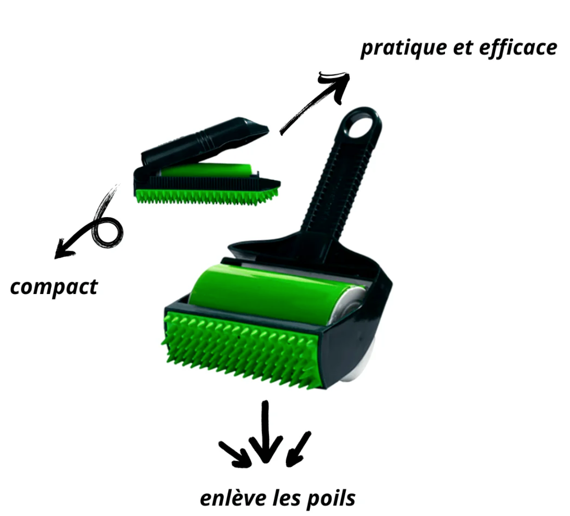 Rouleau pour Animaux de Compagnie Réutilisable