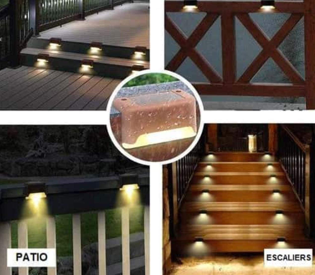 Lampes murales solaires LED