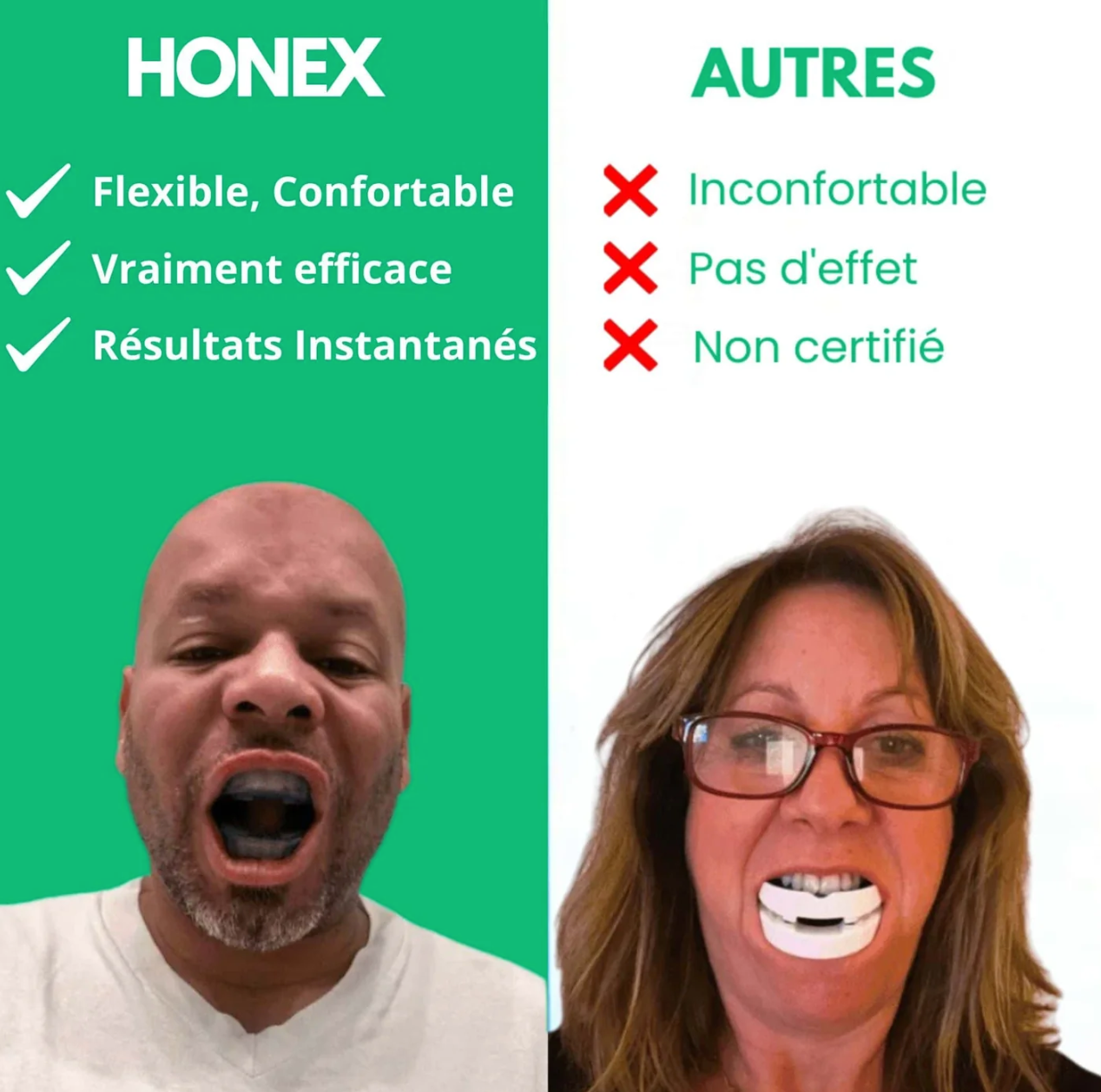 Honex™ - Dispositif Anti-Ronflement Universel