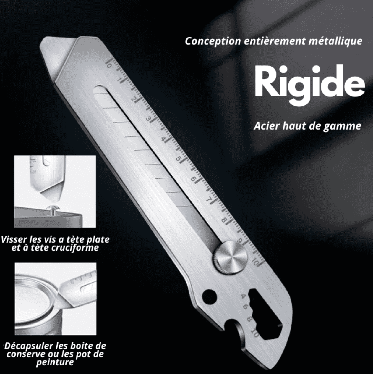 CutMaster™ - Cutter multifonction 6 en 1