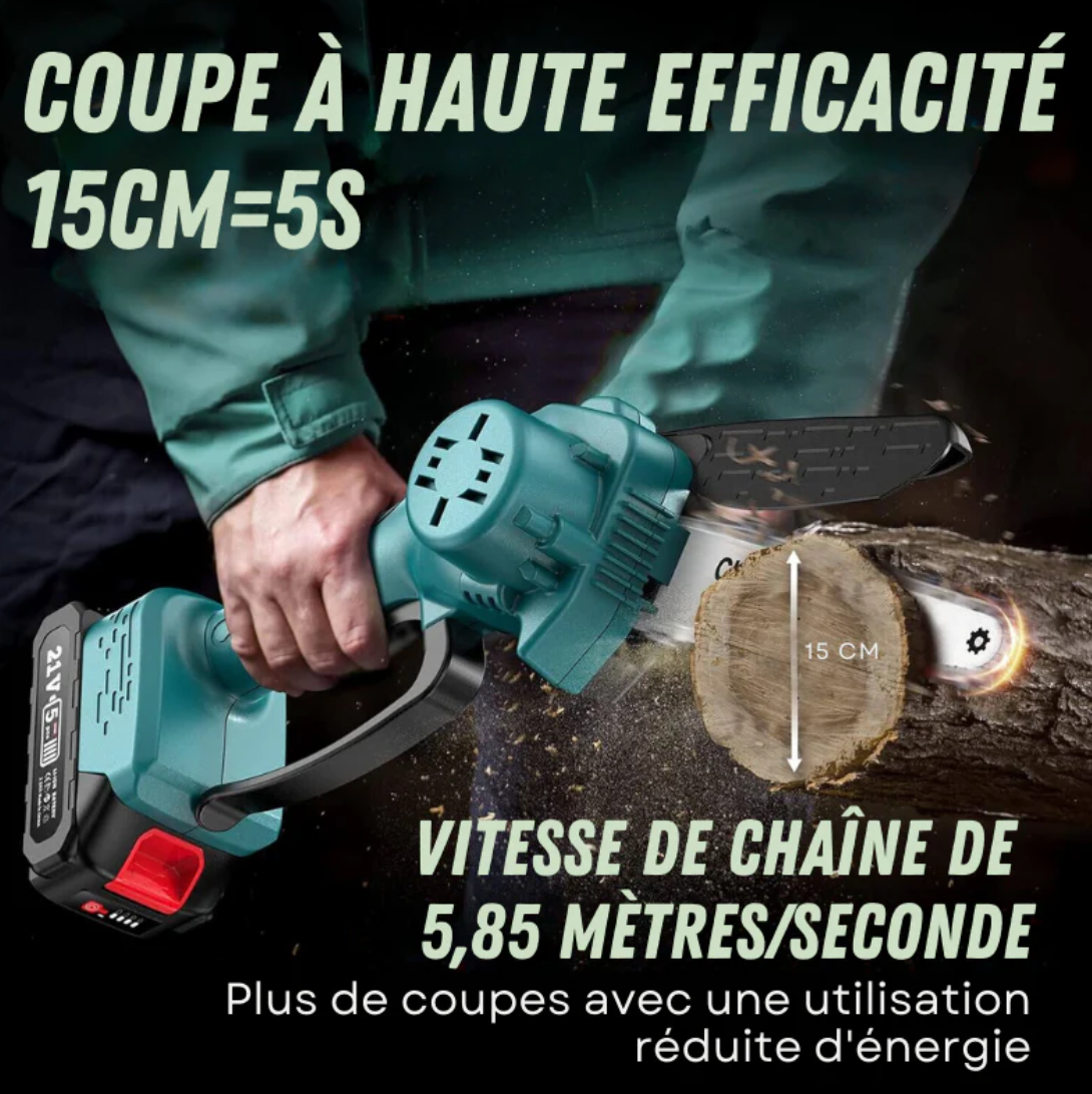 Tronçonneuse sans fil 2 en 1 avec perche