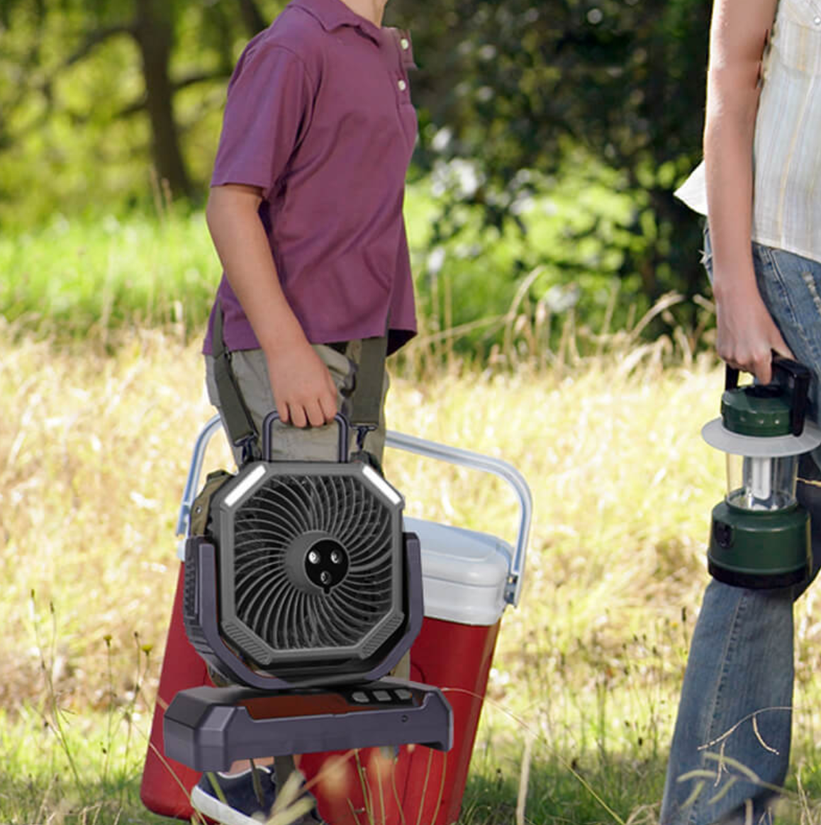 Ventilateur 4 en 1 avec seau de 6 L