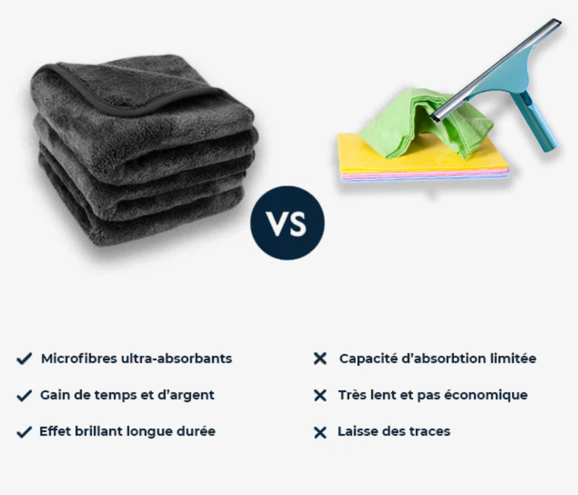 Lot de 5 Chiffons microfibres Omexom