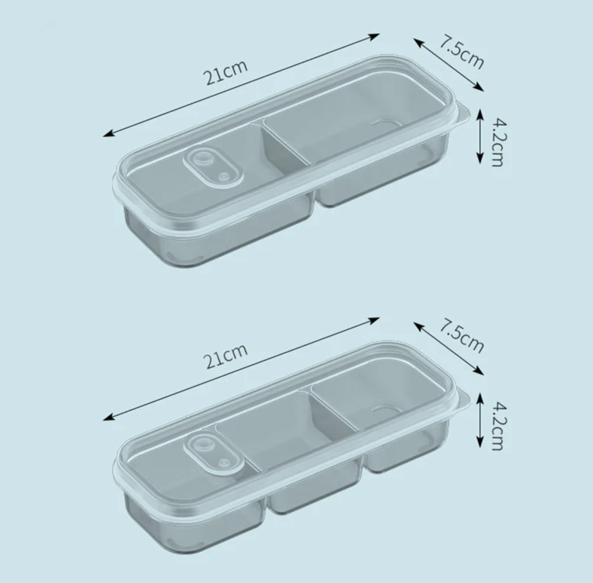 Boîte de rangement pour compartiment de conservation des aliments frais