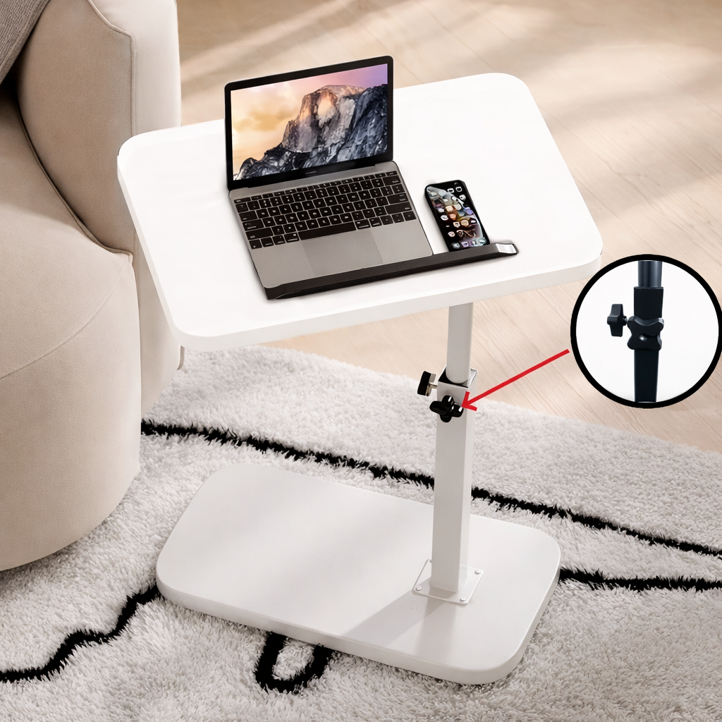Table multifonctionnelle en forme de C