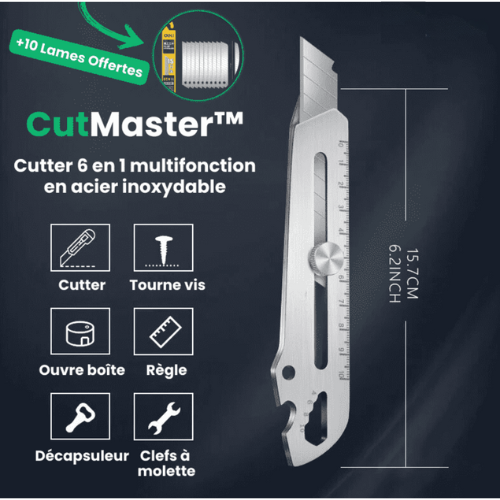 CutMaster™ - Cutter multifonction 6 en 1