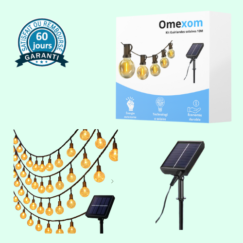 Kit Guirlandes solaires 10M